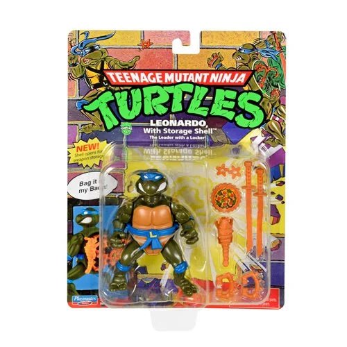 Teenage Mutant Ninja Turtles Original Classic Leonardo Storage Shell Basic Action Figure