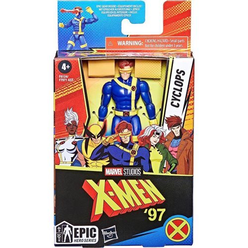 X-Men 97 Epic Hero Series Cyclops 4-Inch Action Figure | zoltarsarcade